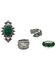 Image #1 - Lainey Wilson Women's Multi Ring Set - 4 Piece, Silver, hi-res