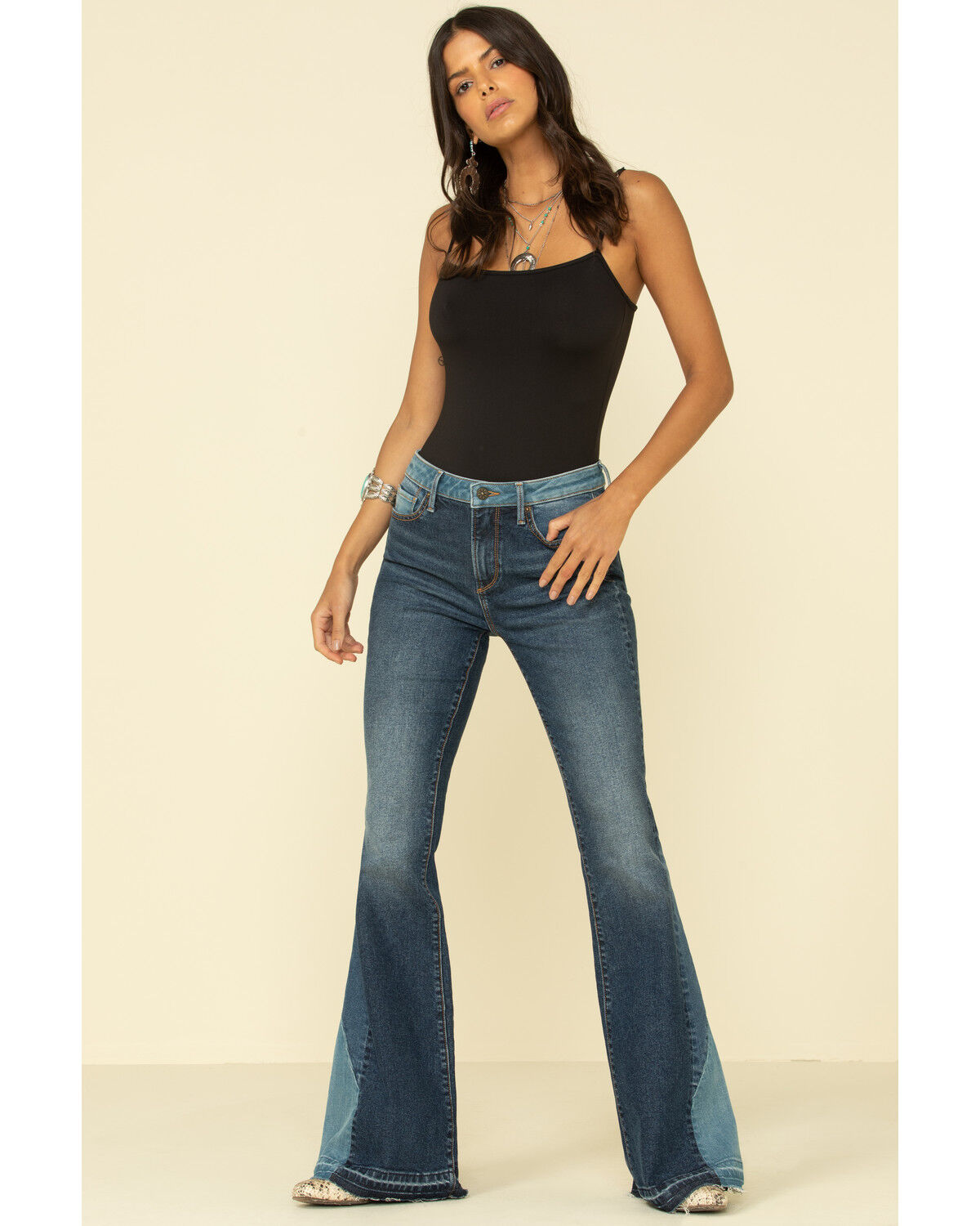 Driftwood flare jeans
