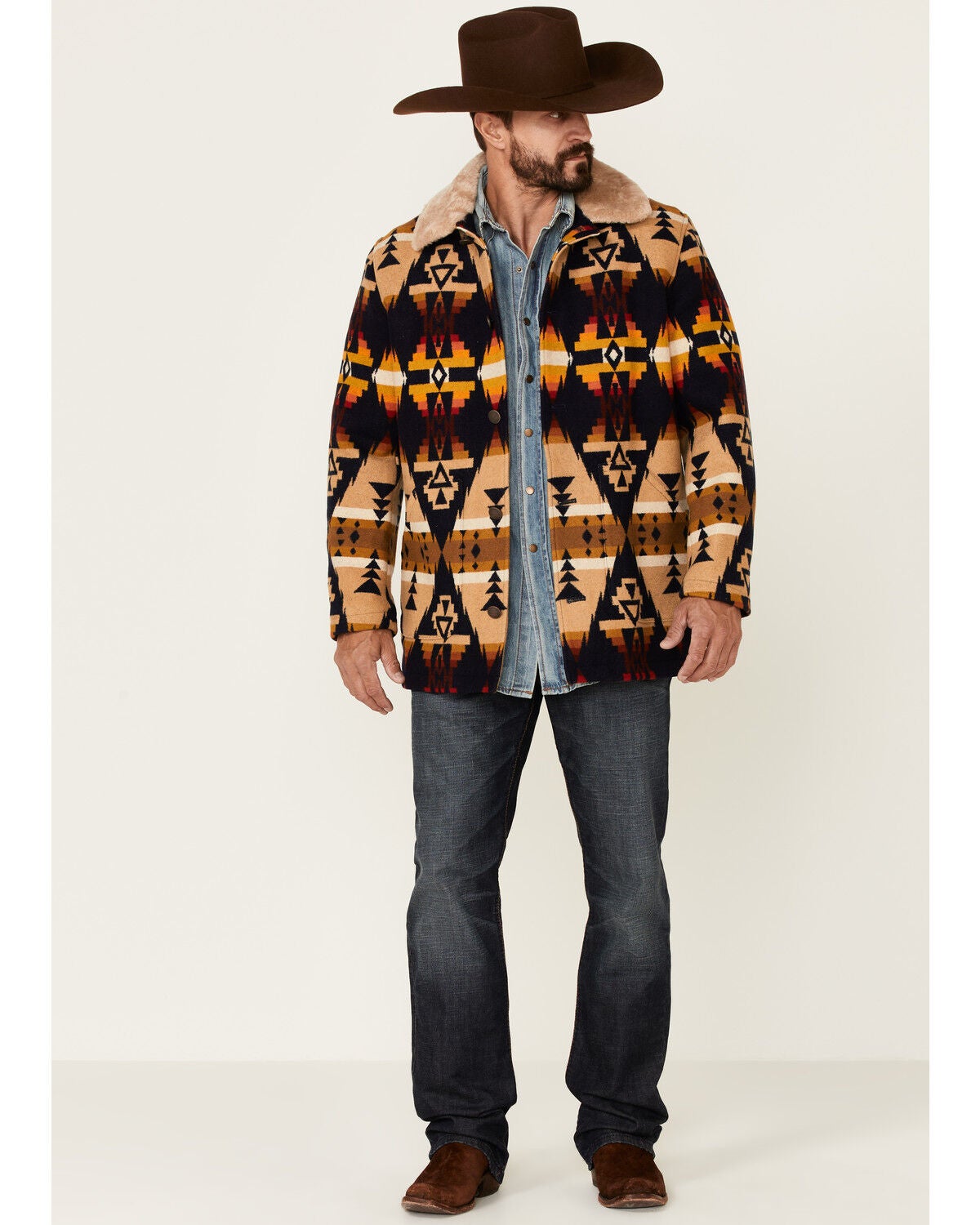pendleton shearling coat