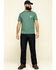 Image #6 - Ariat Men's M4 Rebar Durastretch Flannel Lined Low Bootcut Work Jeans - Big, Blue, hi-res