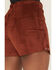 Image #4 - Rock & Roll Denim Women's Micro Faux Suede Skort, Brown, hi-res