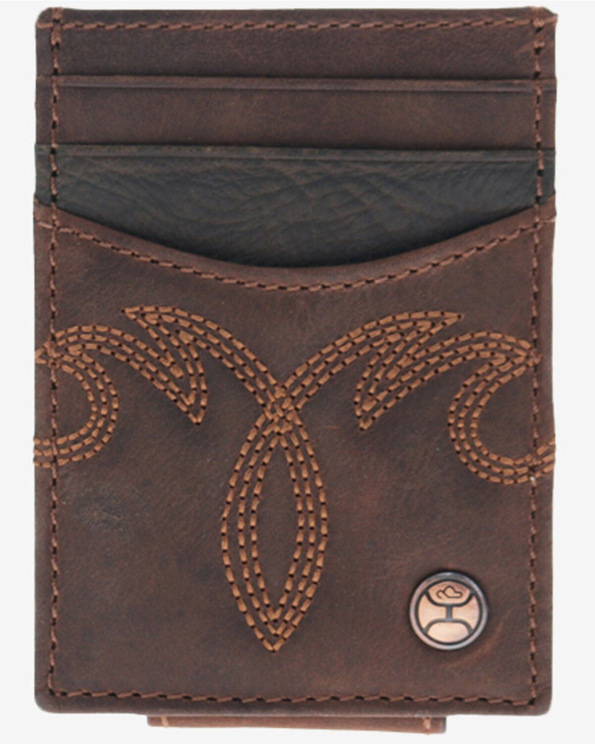 Image #1 - Hooey Men's Wyatt Money Clip, Brown, hi-res