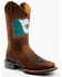 Image #1 - RANK 45® Women's Arbie Western Performance Boots - Broad Square Toe, Brown, hi-res