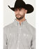 Image #2 - George Strait by Wrangler Men's Geo Print Long Sleeve Button-Down Stretch Western Shirt, Black, hi-res
