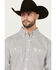 Image #2 - George Strait by Wrangler Men's Geo Print Long Sleeve Button-Down Stretch Western Shirt , Black, hi-res