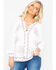 Idyllwind Women's Homegrown Lace Up Tunic Top, Ivory, hi-res
