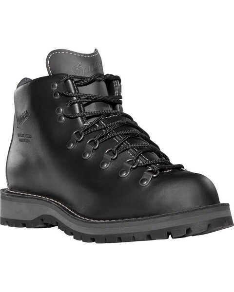 Image #1 - Danner Men's Mountain Light II Hiking Boots - Round Toe, Black, hi-res