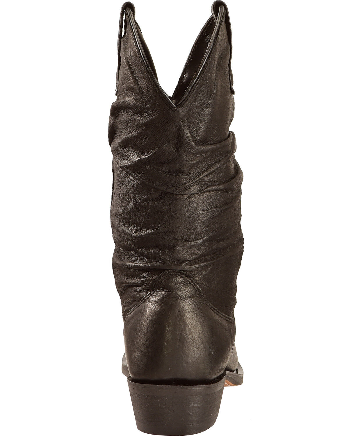 Image #7 - Dingo Men's Slouch Western Boots - Round Toe, Black, hi-res