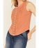 Image #3 - Rock & Roll Denim Women's Sleeveless Embroidered Tank Top, Rust Copper, hi-res