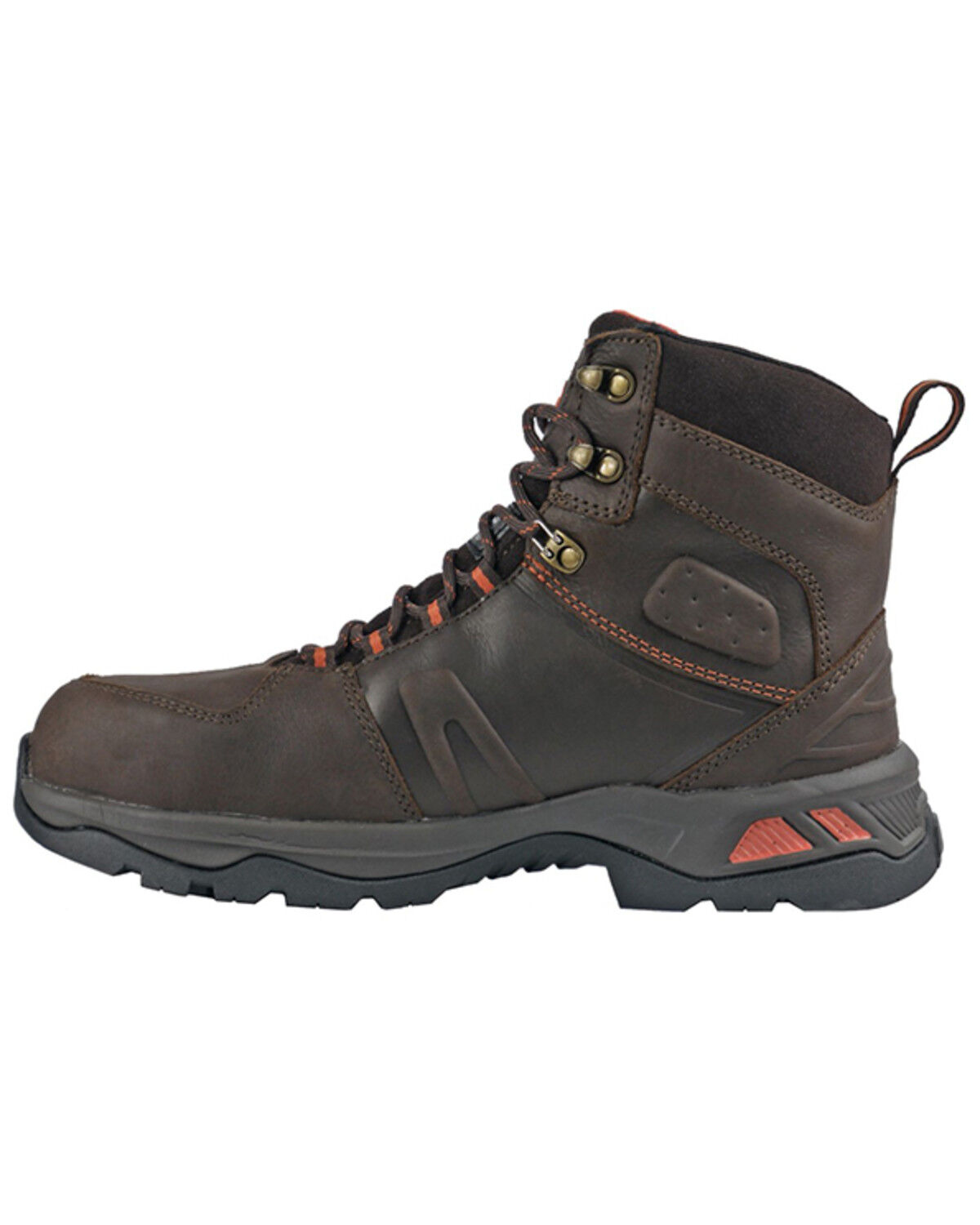 Image #3 - Hoss Men's Blast Waterproof Lace-Up Work Boots - Composite Toe, Brown, hi-res