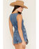 Image #4 - Rock & Roll Denim Women's Sleeveless Denim Vest Romper, Medium Wash, hi-res