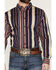 Image #3 - Cody James Men's Red Dog Southwestern Stripe Print Long Sleeve Button-Down Stretch Western Shirt, Navy, hi-res
