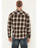 Image #4 - Brothers and Sons Men's Redwood Plaid Print Long Sleeve Button-Down Flannel Shirt, Brown, hi-res