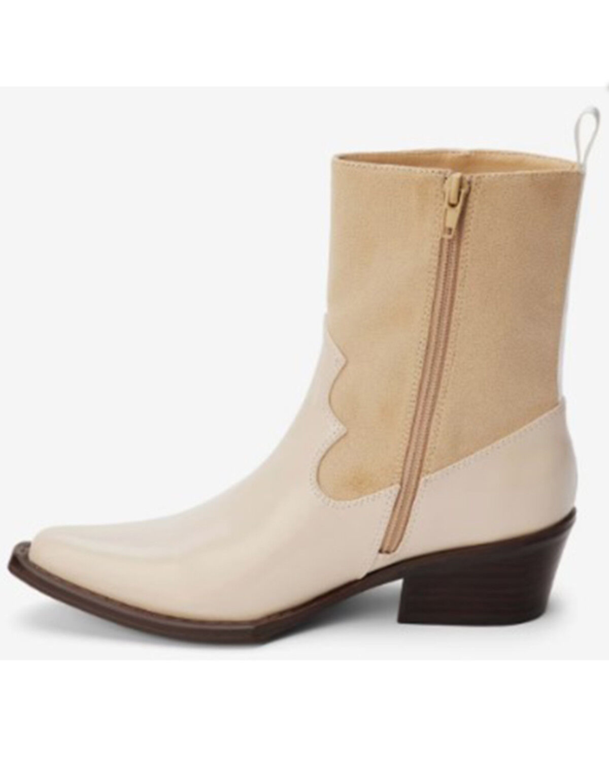 Image #3 - Matisse Women's Harriet Ankle Fashion Booties - Snip Toe, Natural, hi-res