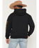 Image #4 - Smith & Wesson Men's Logo Graphic Hooded Sweatshirt, Black, hi-res