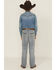 Image #3 - Cody James Boys' Medium Wash Buckskin Slim Bootcut Stretch Denim Jeans, Medium Wash, hi-res