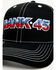 Image #2 - RANK 45® Men's Embroidered Flag Logo Mesh-Back Ball Cap, Black, hi-res