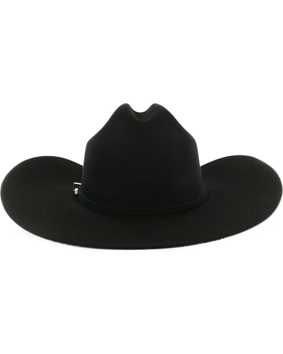 Image #4 - Rodeo King Low Rodeo 7X Felt Cowboy Hat, Black, hi-res