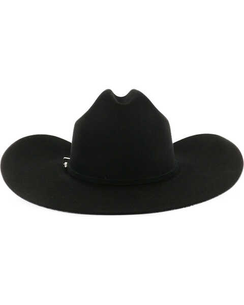 Rodeo King Men's Low Rodeo 7X Felt Cowboy Hat, Black, hi-res
