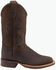 Image #2 - Old West Little Boys' Western Boots - Broad Square toe, Brown, hi-res
