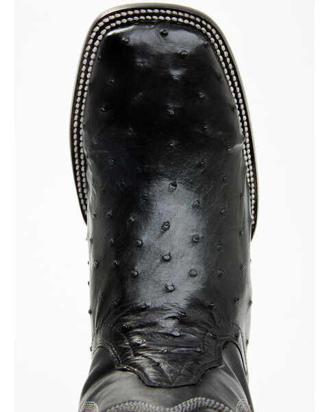 Image #6 - Cody James Men's Exotic Full Quill Ostrich Western Boots - Broad Square Toe , Black, hi-res