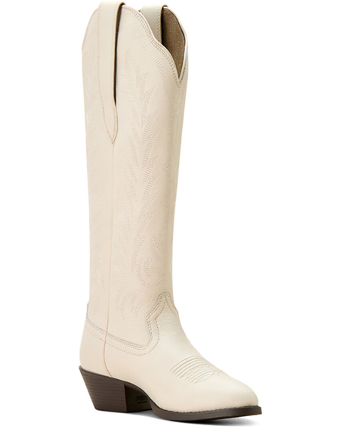 Image #1 - Ariat Women's Heritage Tall StretchFit Western Boots - Round Toe, White, hi-res