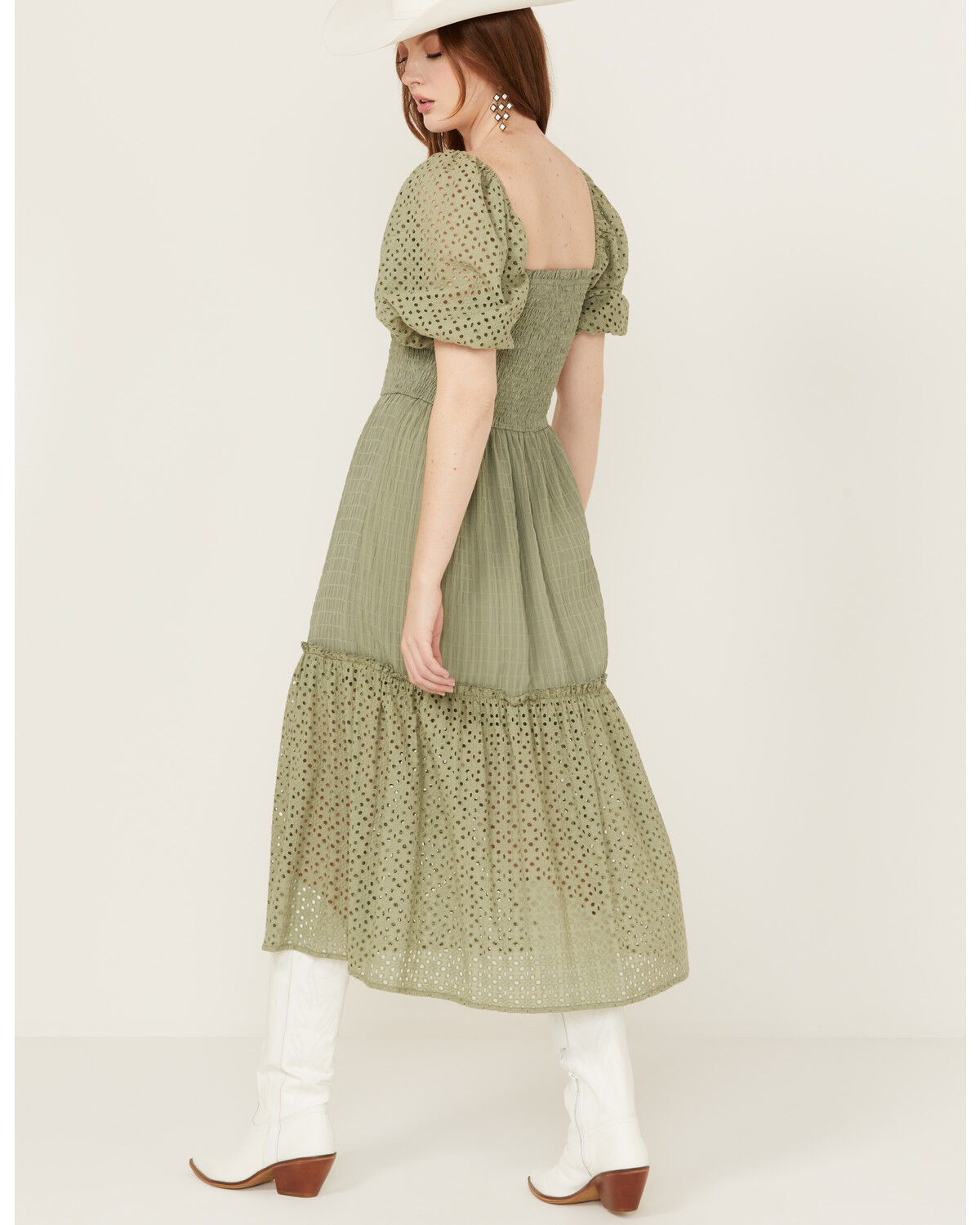 Image #4 - Flying Tomato Women's Tier Midi Dress, , hi-res