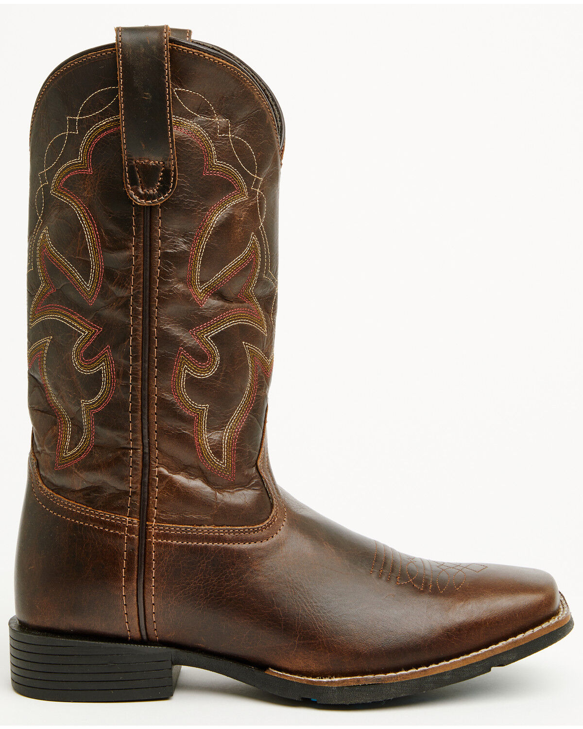 Image #2 - Roper Men's Monterey Vintage Vamp Performance Western Boots - Square Toe, Tan, hi-res