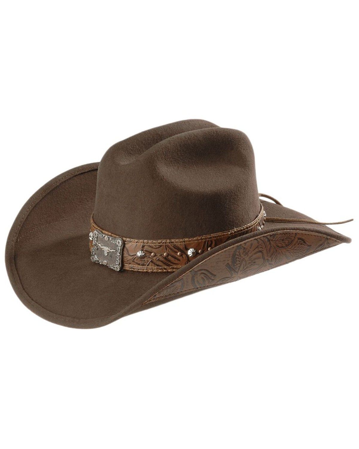 brown cowgirl hat