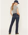 Image #3 - Lapco Women's FR Modern Fit Jeans - Straight Leg, Dark Blue, hi-res