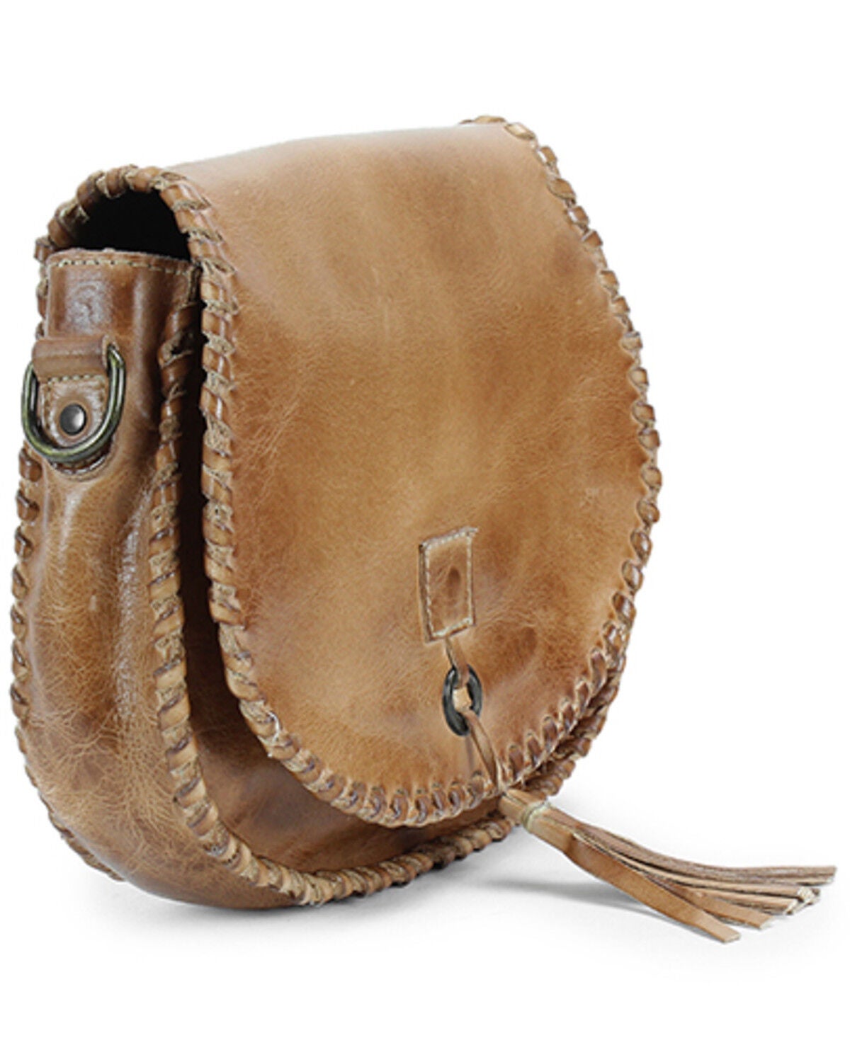 Image #2 - Bed Stu Women's Half Moon Crossbody Bag, Distressed Brown, hi-res