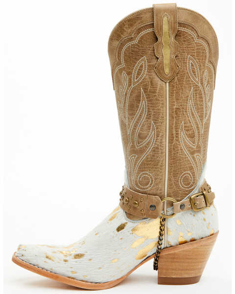 Image #3 - Idyllwind Women's Tamara Western Boots - Snip Toe , Tan, hi-res