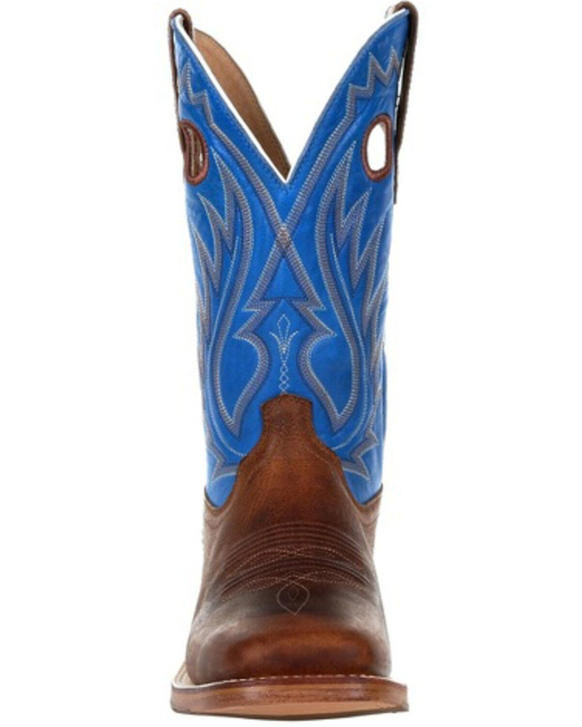 blue western boots