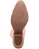 Image #7 - Dingo Women's Sweetheart Embroidered Booties - Round Toe, Pink, hi-res