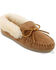 Minnetonka Women's Alpine Sheepskin Moccasins, Tan, hi-res
