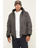 Image #1 - Hawx Men's Basalt Fleece Lined Hooded Duck Canvas Jacket, Charcoal, hi-res