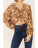 Image #2 - Z&L Women's Marigold Crop Top, Gold, hi-res
