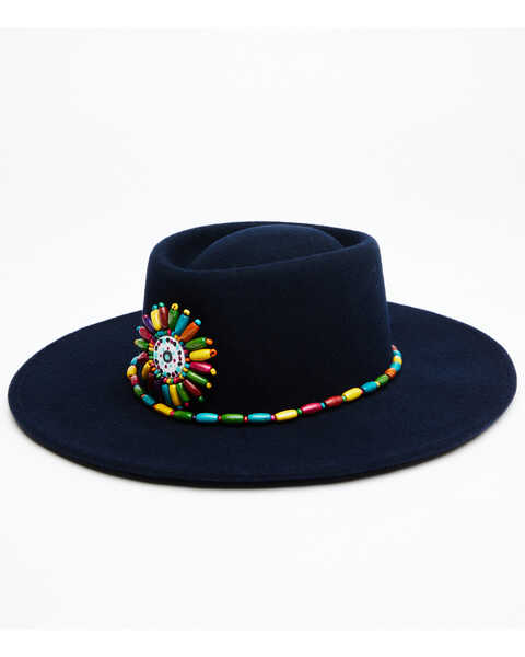 Image #1 - Shyanne Women's Harmony Felt Western Fashion Hat , Burgundy, hi-res