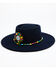 Shyanne Women's Black Harmony Wool Felt Western Hat , Burgundy, hi-res