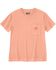 Image #3 - Carhartt Women's Relaxed Fit Lightweight Short Sleeve Pocket Tee, Light Pink, hi-res