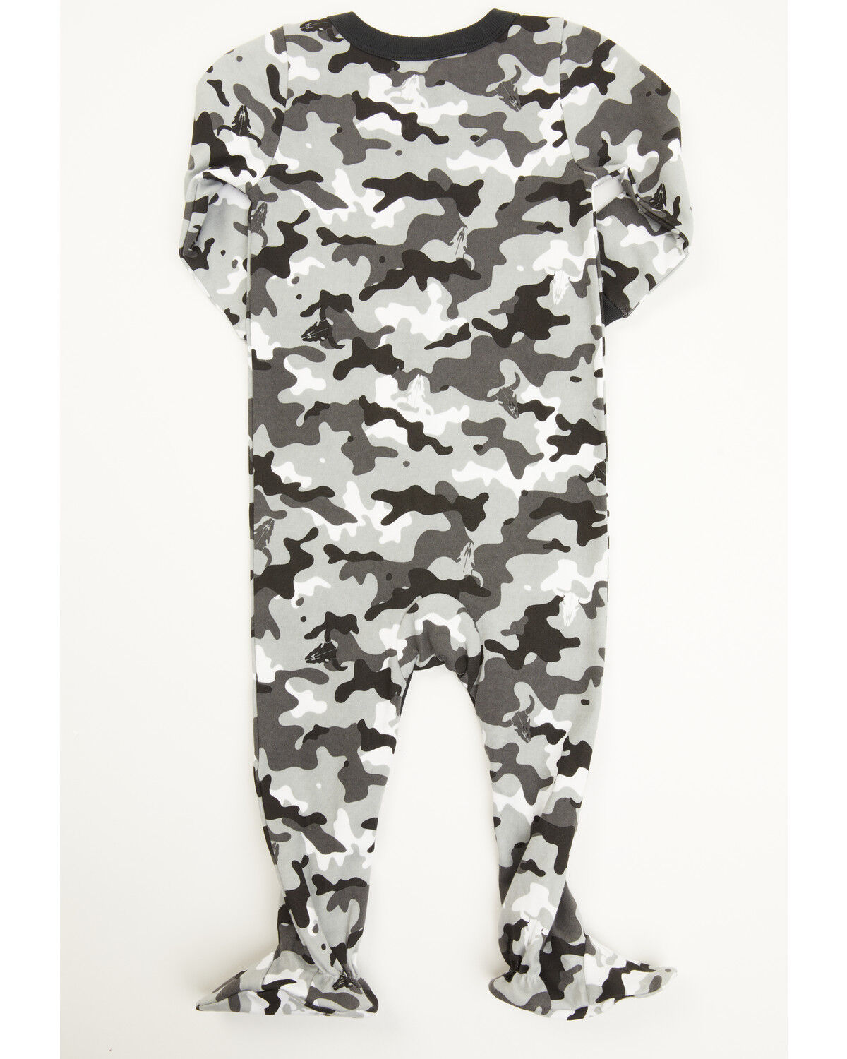 Image #3 - Cody James Infant Boys' Printed Jersey Steer Head & Camo Sleep Set, Black, hi-res