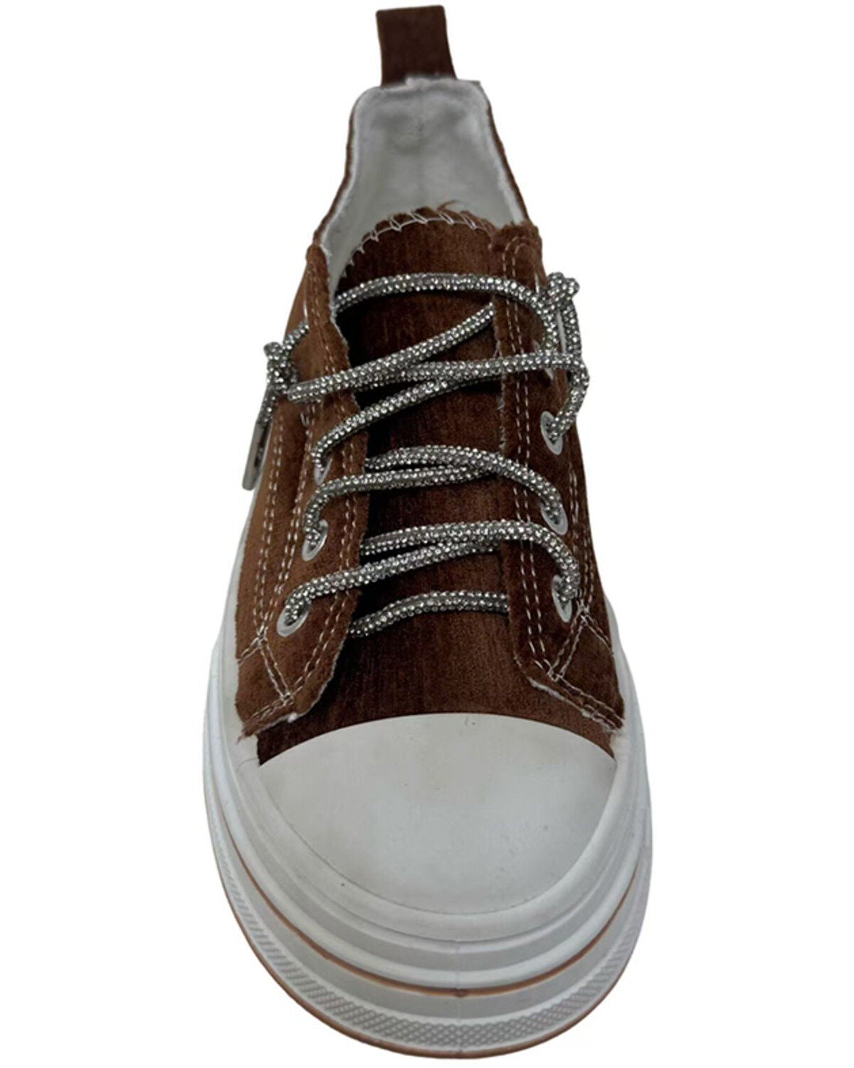 Image #3 - Very G Women's Aman Velvet Casual Sneakers, Tan, hi-res
