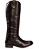 Image #2 - Frye Women's Melissa Button Riding Boots - Round Toe, Black, hi-res