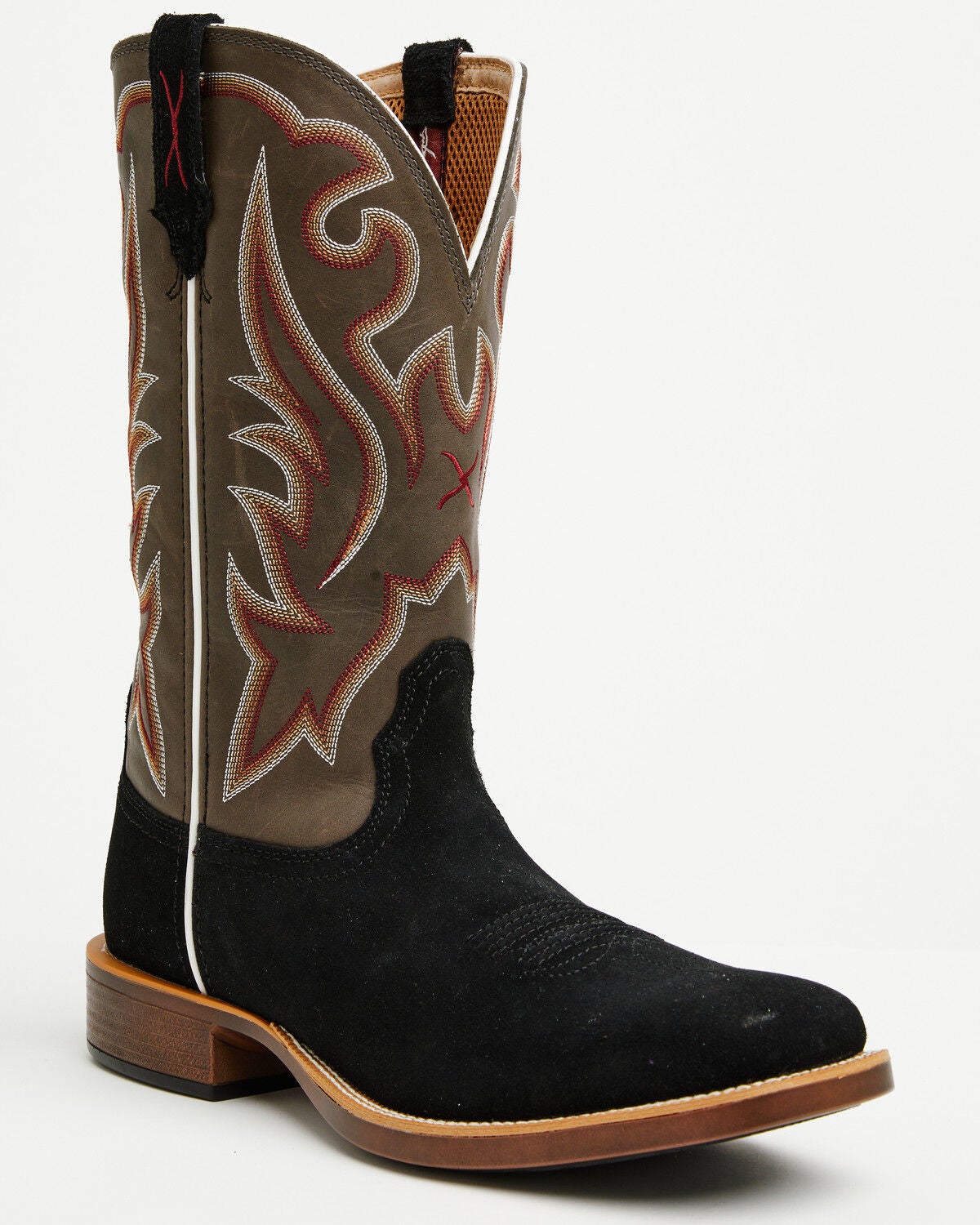 Image #1 - Twisted X Men's 13" Top Hand Performance Western Boots - Broad Square Toe, Black, hi-res