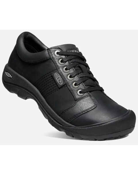 Keen Men's Austin Hiking Shoes - Soft Toe, Black, hi-res