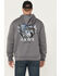 Image #1 - Hawx Men's Hawx Fleece Hooded Sweatshirt, Grey, hi-res