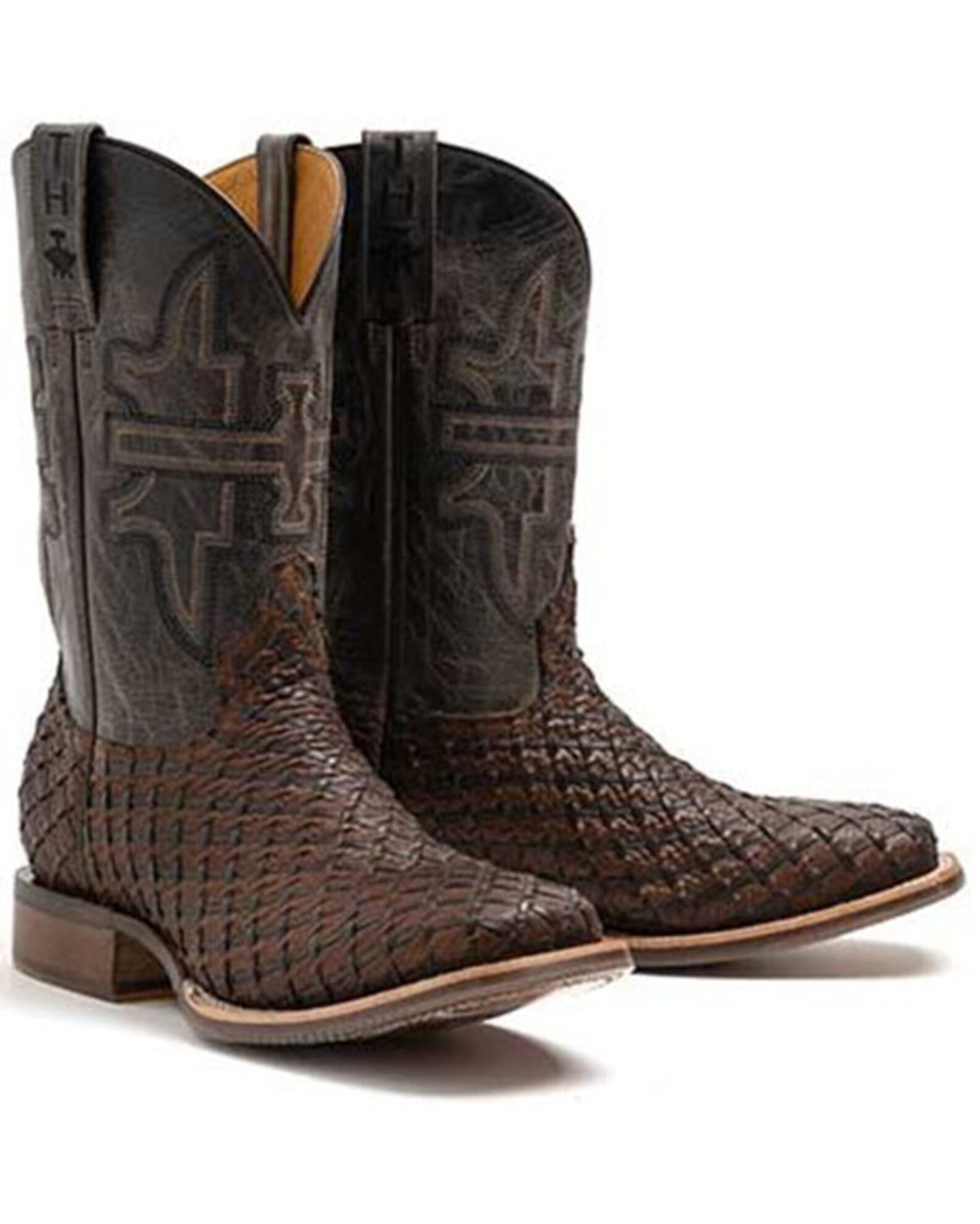Tin Haul Men s Son Of A Buck Western Boots Broad Square Toe