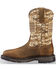Ariat Men's Workhog Patriot Western Boots - Steel Toe , Brown, hi-res
