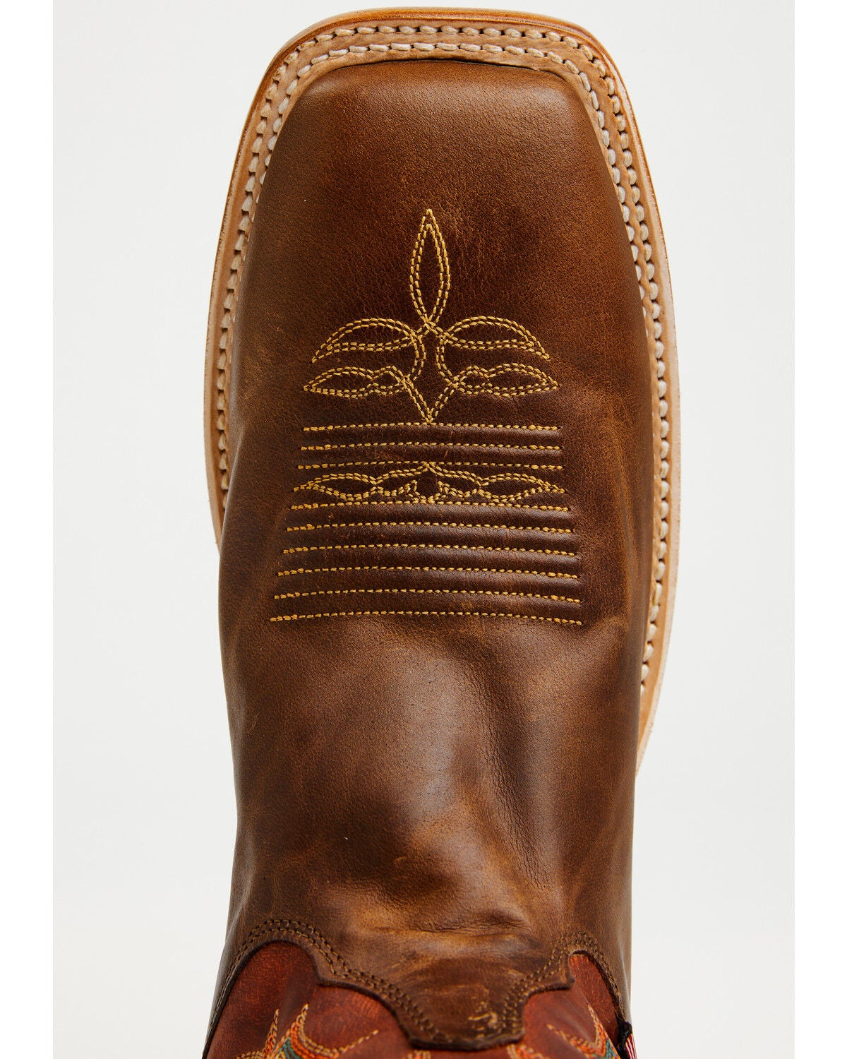 Image #6 - Justin Men's Boot Barn Exclusive Bent Rail Nash Western Boots - Broad Square Toe, Brown, hi-res