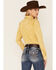 Image #3 - Kimes Ranch Women's Kaycee Denim Long Sleeve Pearl Snap Western Core Shirt, Camel, hi-res